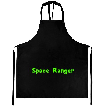 Discover Space Ranger Alien Green Aprons Design