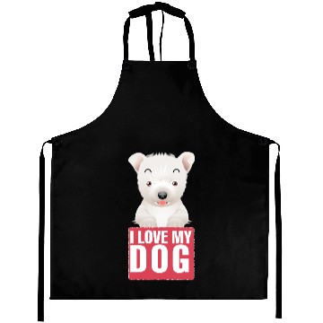 Discover I love my dog 13 Aprons