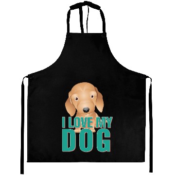 Discover I LOVE MY DOG 21 Aprons