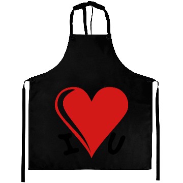 Discover I love you - heart Aprons