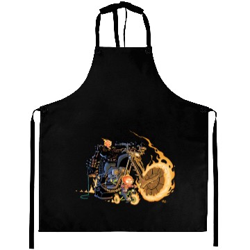 Discover Ghost Rider and Son Aprons