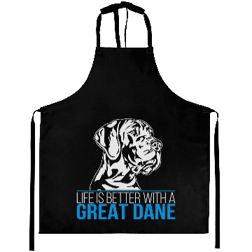 Discover LIFE IS BETTER WITH A GREAT DANE Aprons