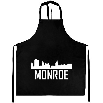 Discover Monroe Louisiana City Skyline Aprons
