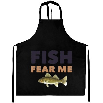 Discover Fish Fear Me Aprons