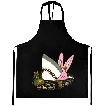 Discover The Easter Shark, Funny Easter,Cute Bunny In Shark Aprons