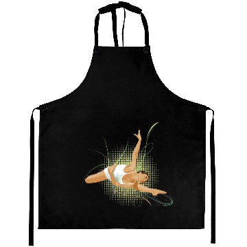 Discover Yoga Woman Aprons