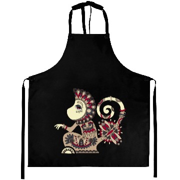 Discover Aztec Monkey Aprons