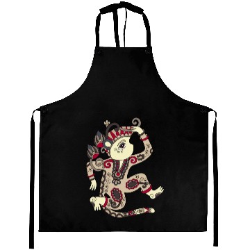 Discover Aztec Monkey Aprons