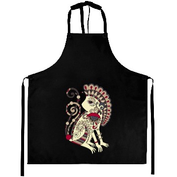 Discover Aztec Monkey Aprons