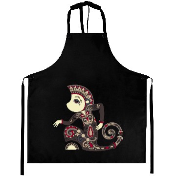 Discover Aztec Monkey Aprons