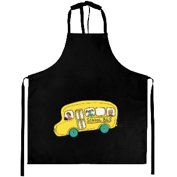 Discover school bus Aprons