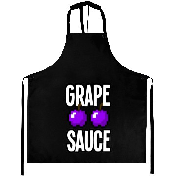 Discover Grape Apple Sauce Double Apple Logo Aprons