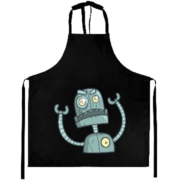 Discover Angry robot Aprons