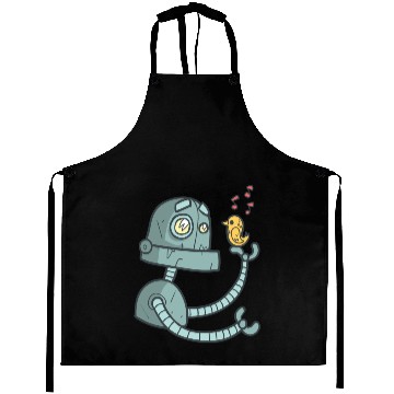 Discover Robot with a bird Aprons