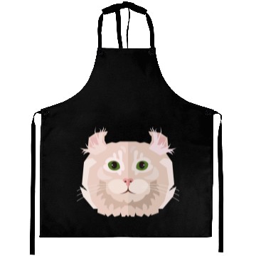Discover white cat Aprons