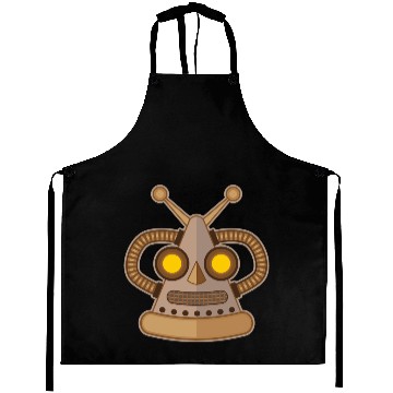 Discover Robot mask Aprons