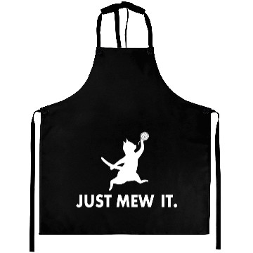 Discover Just Mew It Aprons