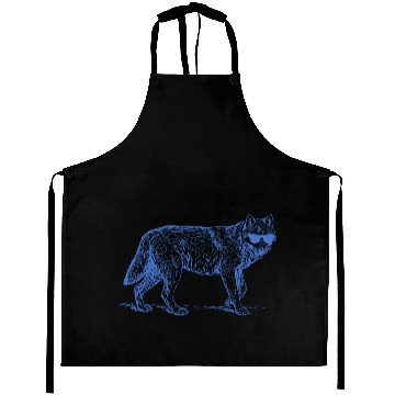 Discover HIPSTER WOLF Aprons