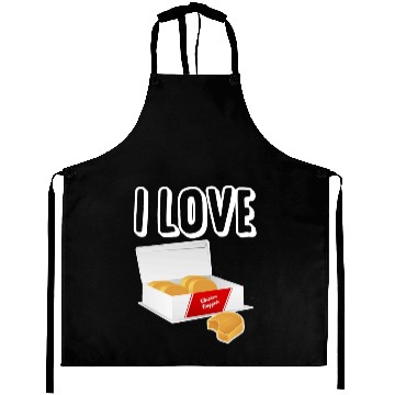 Discover I love chicken nuggets Aprons