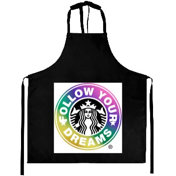 Discover Starbucks logo Aprons