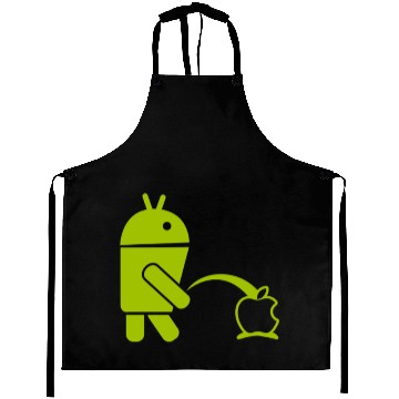 Discover Anroid Peeing On A Apple Aprons