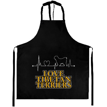 Discover Love TIBETAN TERRIERS dog Aprons