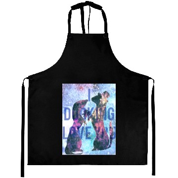 Discover I Dooking Love You Bride & Groom Ferrets2 Aprons