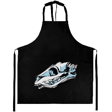 Discover dog skull Aprons