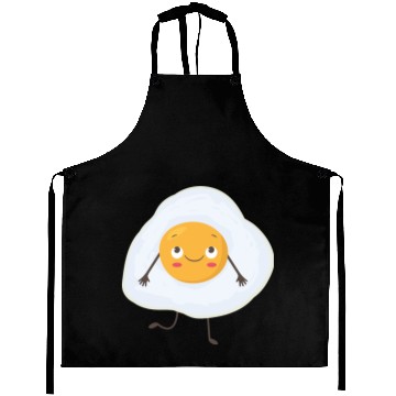 Discover Fried egg with face Aprons