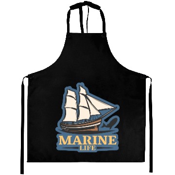 Discover marine life logo Aprons