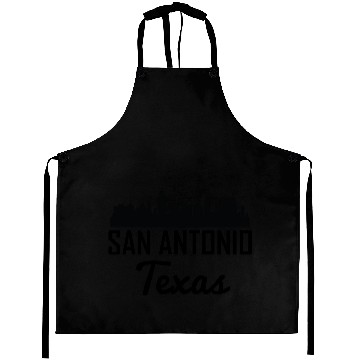 Discover San Antonio Texas Skyline Aprons