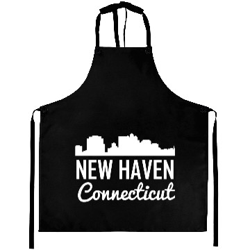 Discover New Haven Connecticut Skyline Aprons