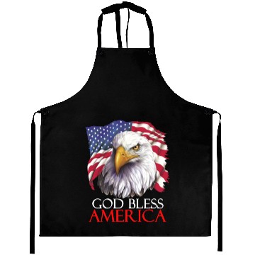 Discover God bless America Aprons