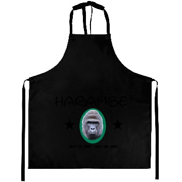 Discover Rip Harambe Emblem Aprons