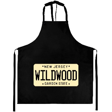 Discover Wildwood New Jersey License Plate Aprons