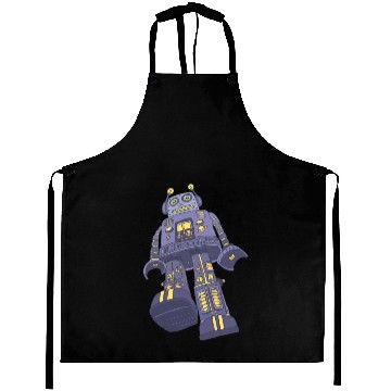 Discover 43 robot 49 png vectorstock 4842445 Aprons