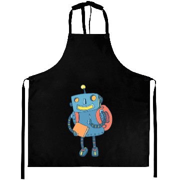 Discover 55 robot 6 png vectorstock 4842445 Aprons