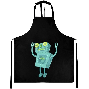 Discover 03 robot 11 png vectorstock 4842445 Aprons