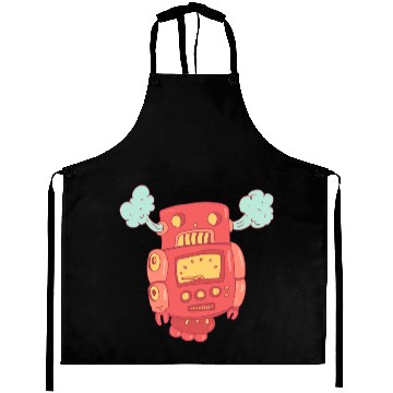 Discover 47 robot 52 png vectorstock 4842445 Aprons