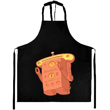 Discover 60 robot 64 png vectorstock 4842445 Aprons
