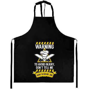 Discover CHEF - AVOID INJURY, I'M A CHEF Aprons