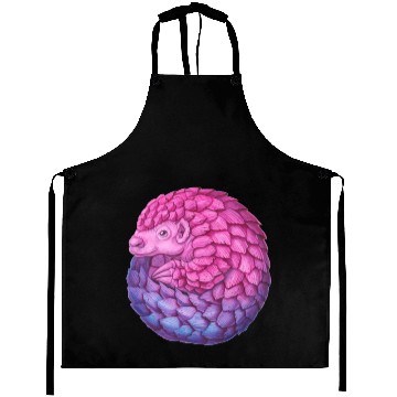 Discover Fantasy Animal Purple-Pink Aprons