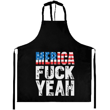 Discover Merica - Merica - Fuck Yeah! Aprons