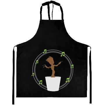 Discover dancing baby groot grey Aprons