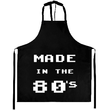 Discover made in the 80s pixelated Aprons