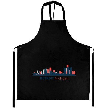 Discover Detroit, Michigan Aprons