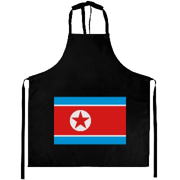 Discover Flag North Korea Aprons
