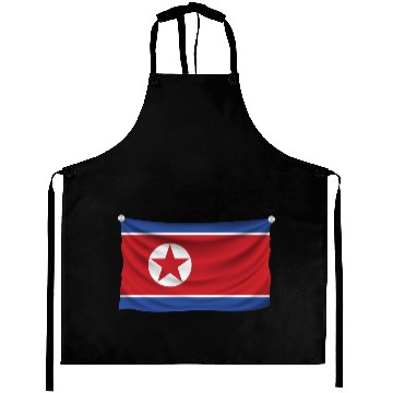 Discover Flag North Korea Aprons