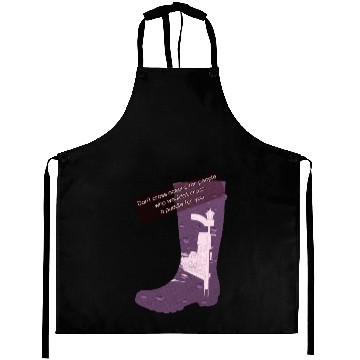 Discover Gummy Boot lilac Aprons