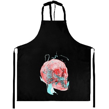 Discover red skull Aprons